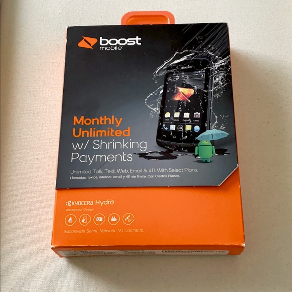 Boost Mobile Kyocera Hydro phone